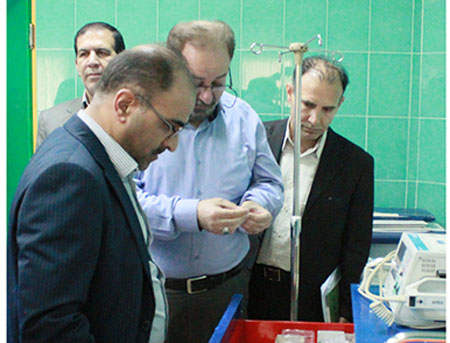 بازدید رئیس دانشگاه علوم پزشکی مازندران از مرکز بهداشتی درمانی ده تخت خوابی کیاسر